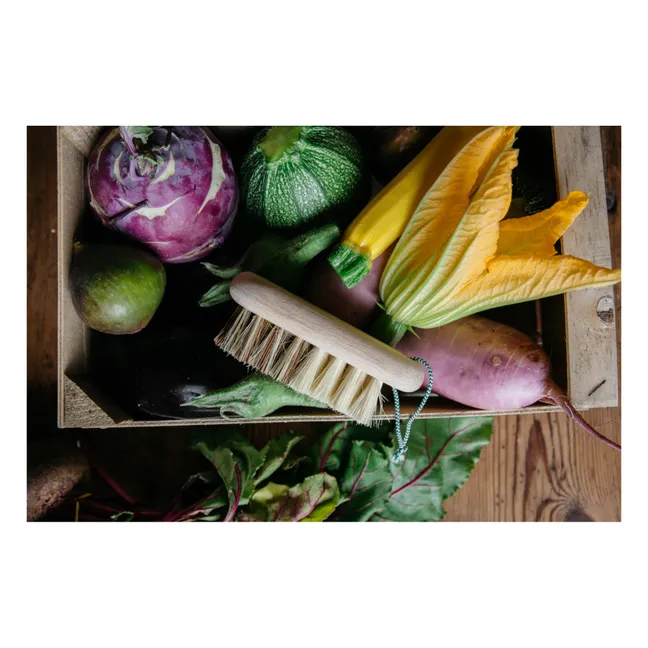 Gemüsebürste aus Buchenholz