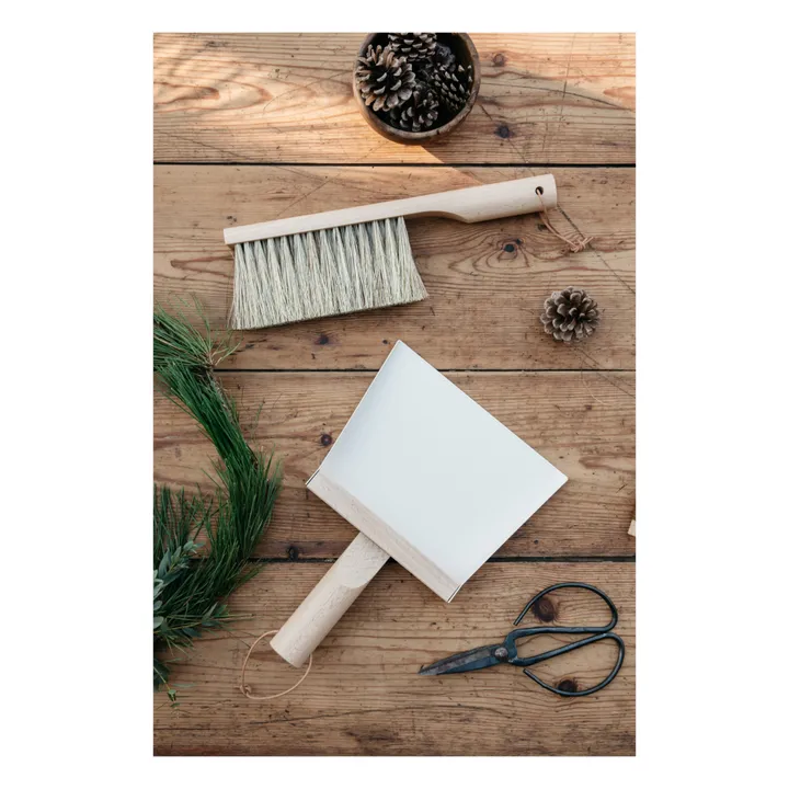Dustpan and Brush Set - Clynk Nature | Cream- Product image n°2