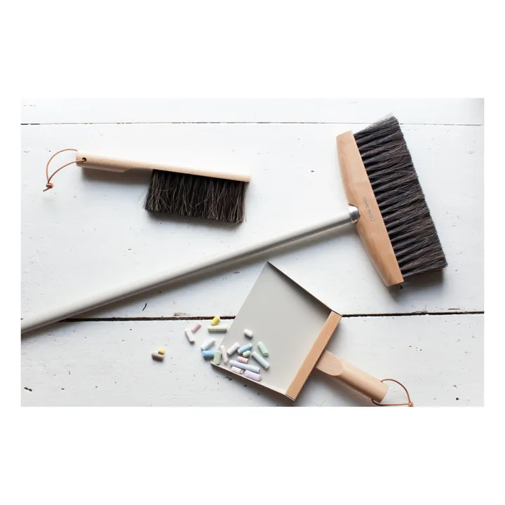 Cofanetto spazzola e paletta - Clynk | Grigio- Immagine del prodotto n°2