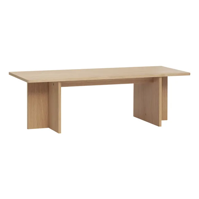 Tavolino basso, rettangolare, in legno FSC | Quercia