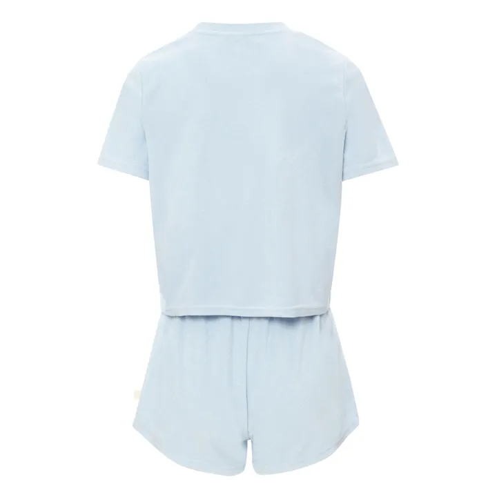 Terry Classic Top & Bottom Set  | Light blue- Product image n°6