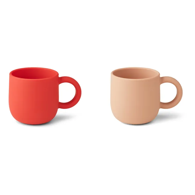 Silikontasse Merce - 2er Set | Rot