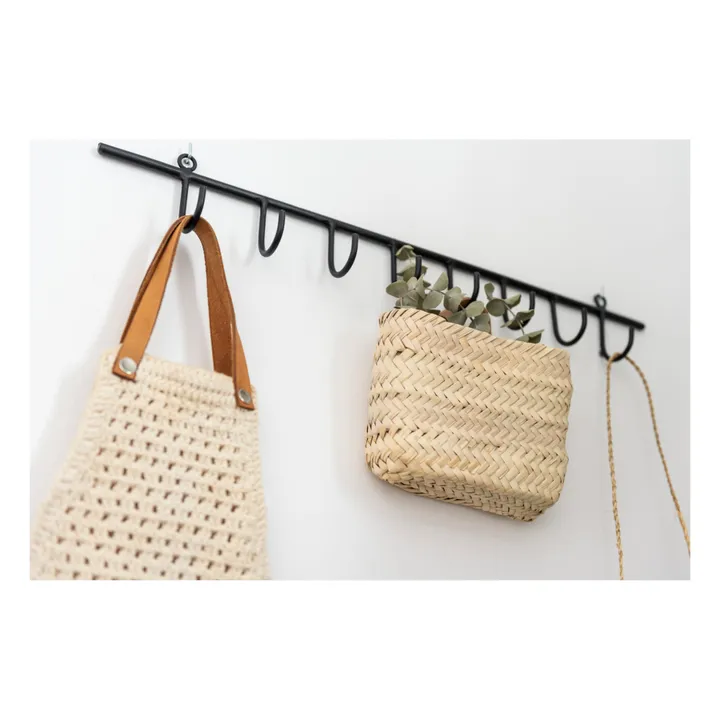 Barre à 8 crochets | Noir- Image produit n°2