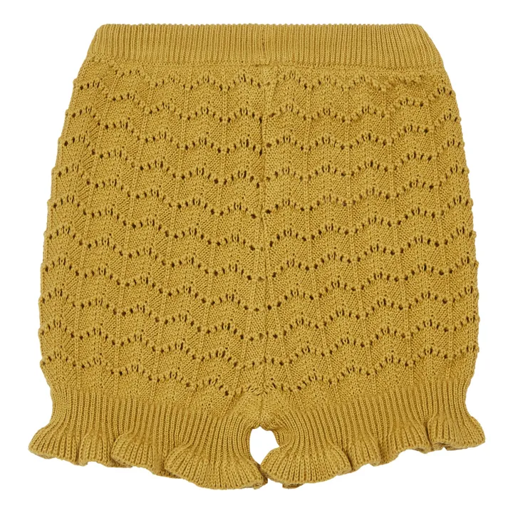 Shorts Tricot algodón orgánico Lulu | Ocre- Imagen del producto n°1
