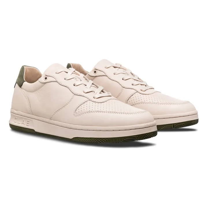 Sneakers Malone bianco sporco | Verde militare- Immagine del prodotto n°5