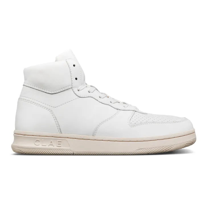 Malone Triple White High-Top Sneakers | White- Product image n°0