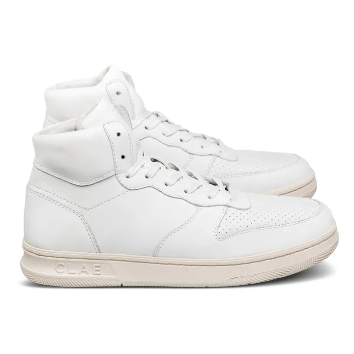 Malone Triple White High-Top Sneakers | White- Product image n°6