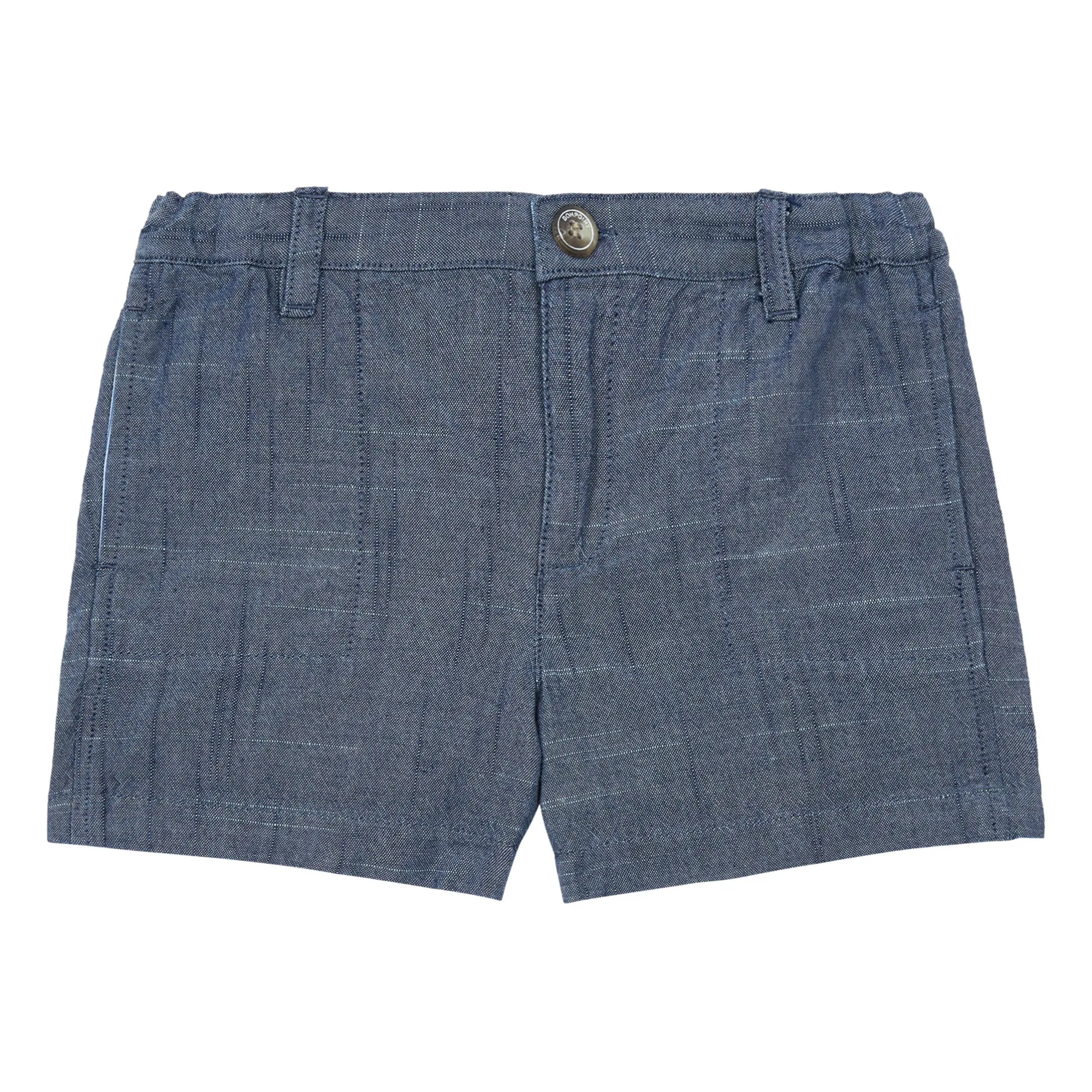 Bonpoint Corentin cotton shorts - Blue