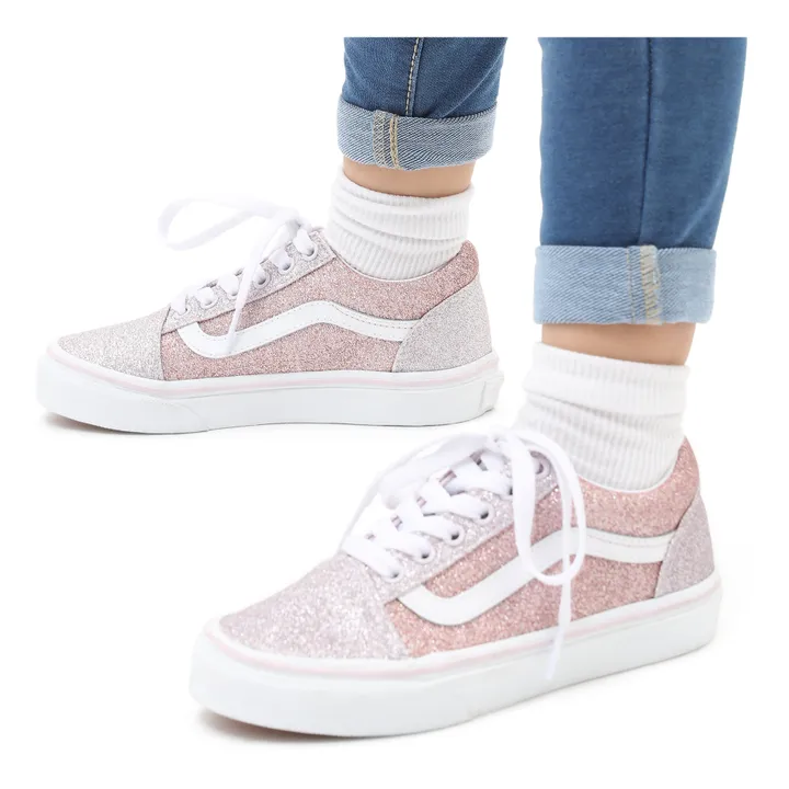 Old Skool Glitter Sneakers | Pink- Product image n°1
