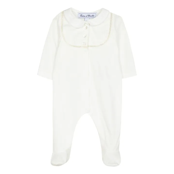 Organic Cotton Pyjamas | Ecru- Product image n°0