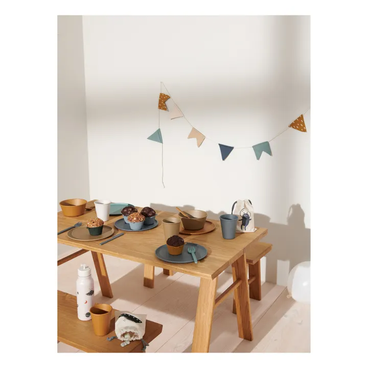 Happi Organic Cotton Bunting | Pale blue- Product image n°1