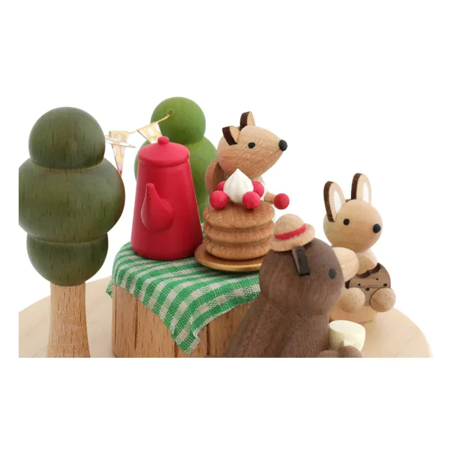 Boite à musique en bois Pique-nique