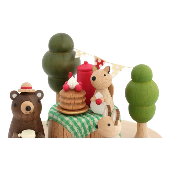 Boite à musique en bois Pique-nique