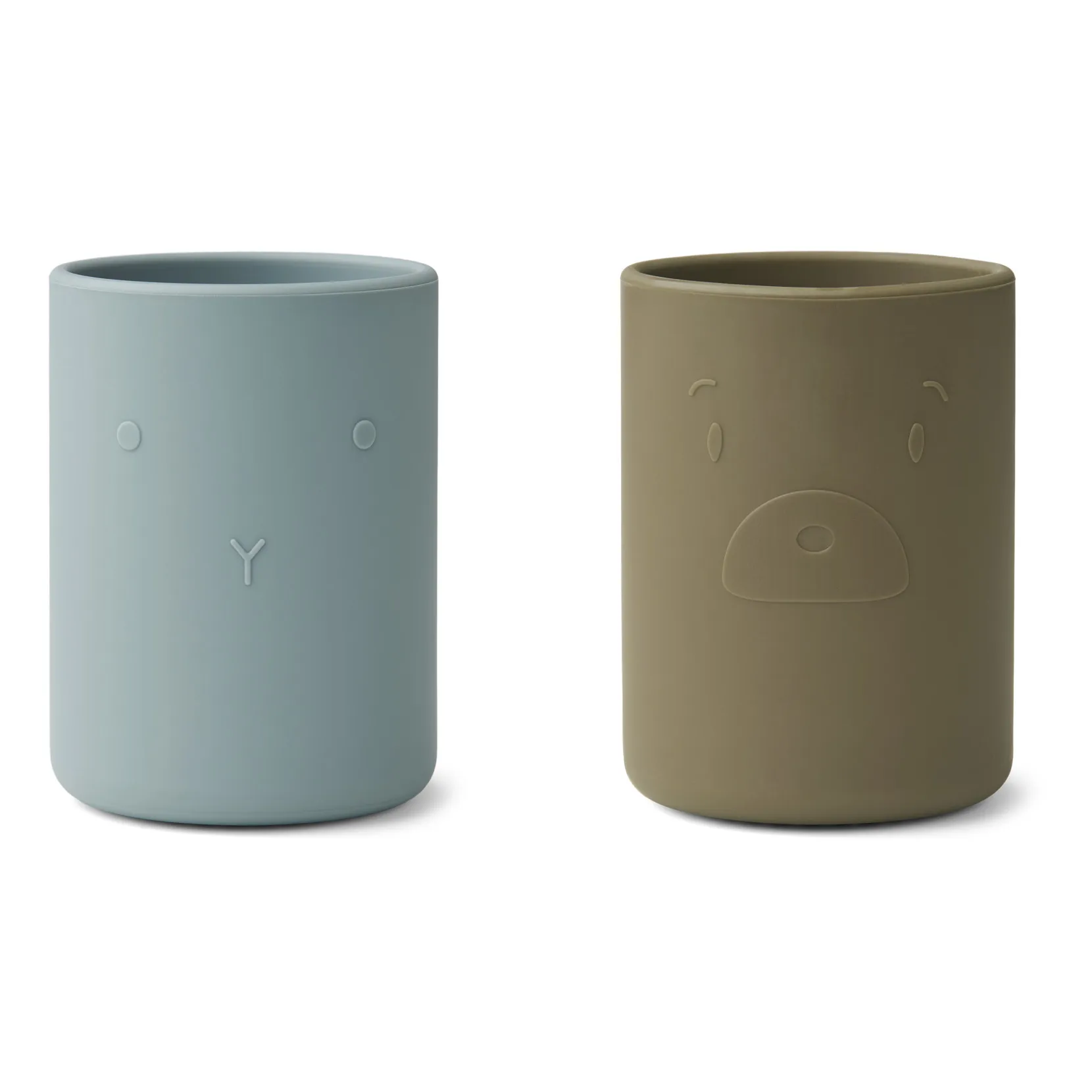 Liewood Blue Ethan Silicone Cups - Set Of 2