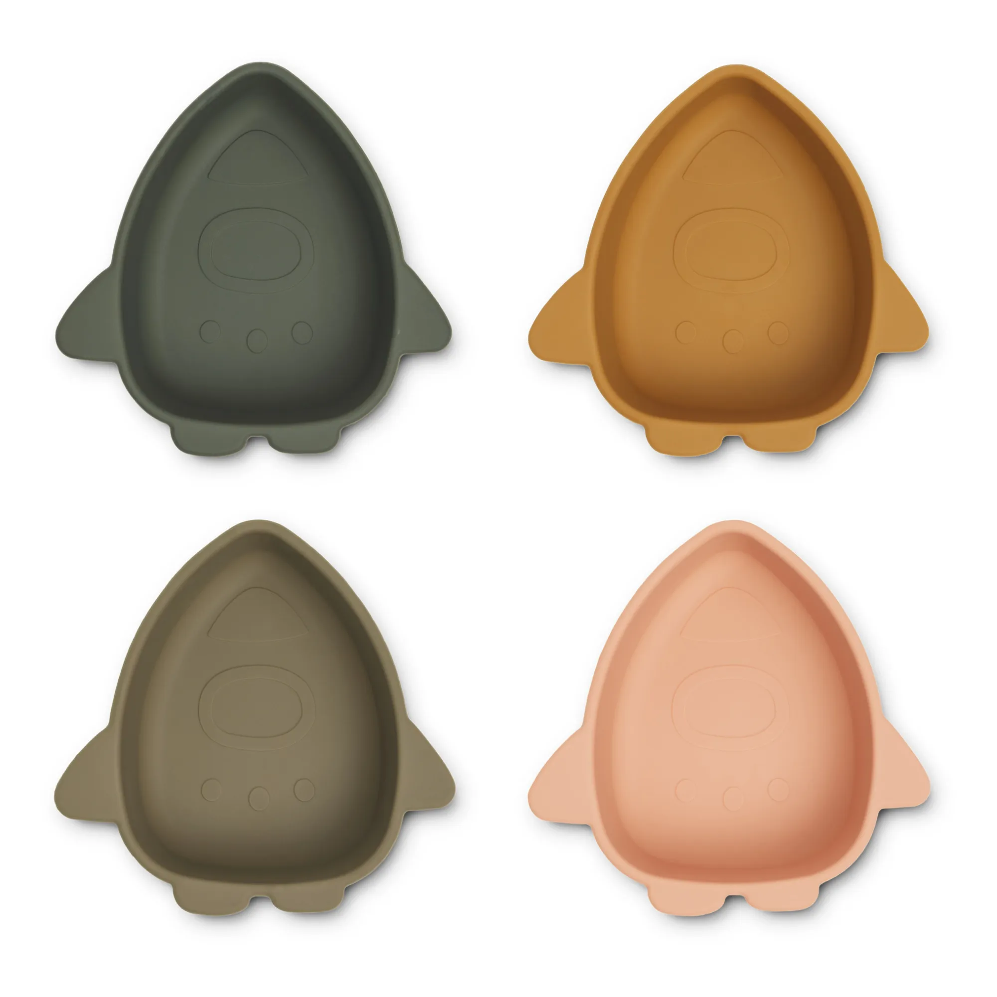 Liewood Multicoloured Iggy Silicone Bowls - Set Of 4