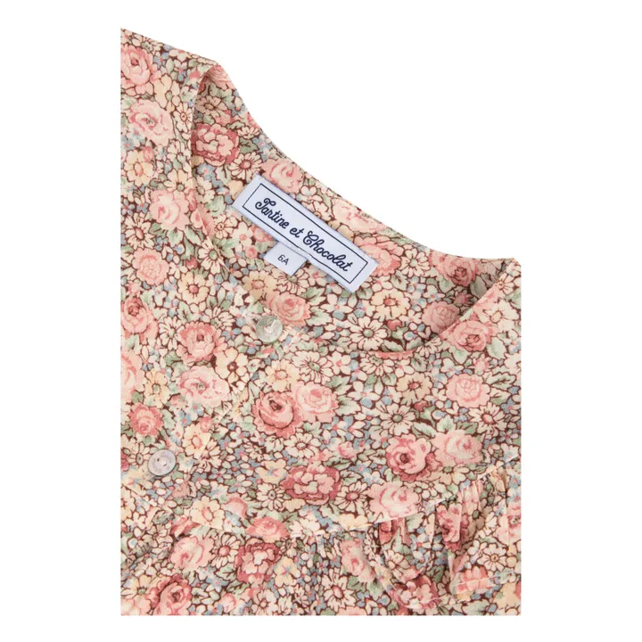 Blusa de flores | Rosa- Imagen del producto n°5