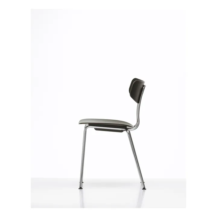 Moca Chair - Chromed Base - Jasper Morrison | Dark Oak- Product image n°6