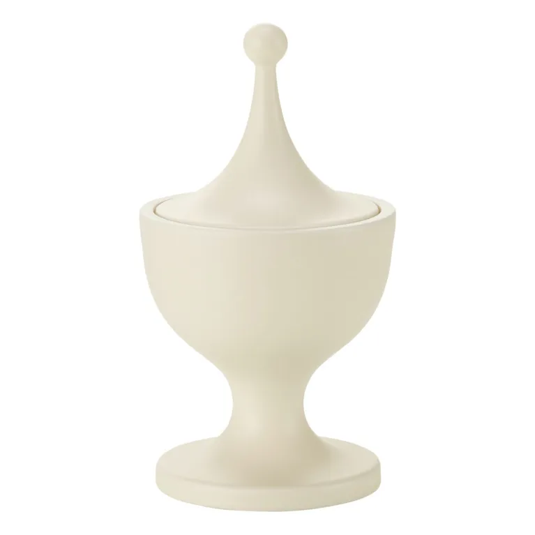 Vitra Cream Ceramic Container - Alexander Girard