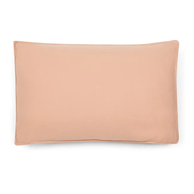 Dili Cotton Voile Pillowcase | Beige pink