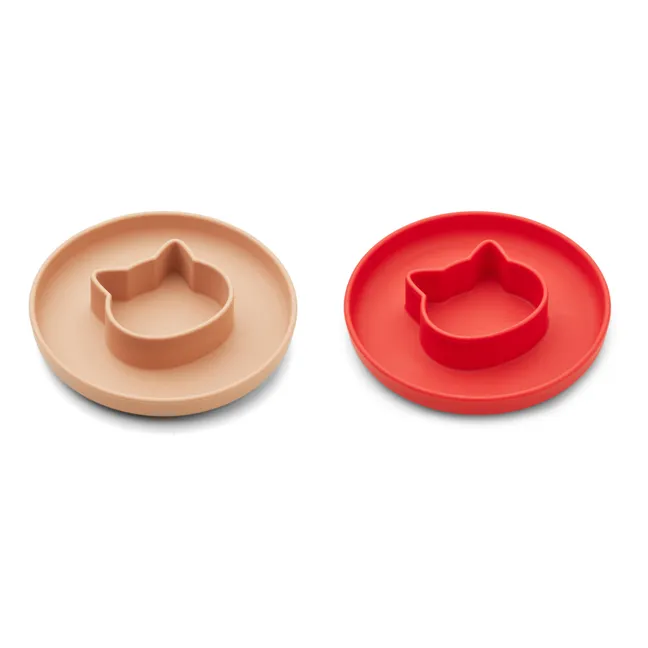 Gordon Plates - Set of 2 | Red