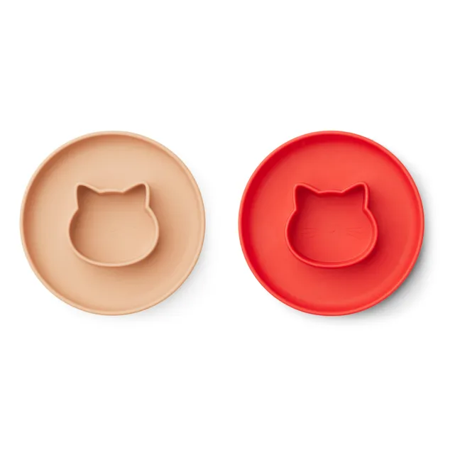 Gordon Plates - Set of 2 | Red