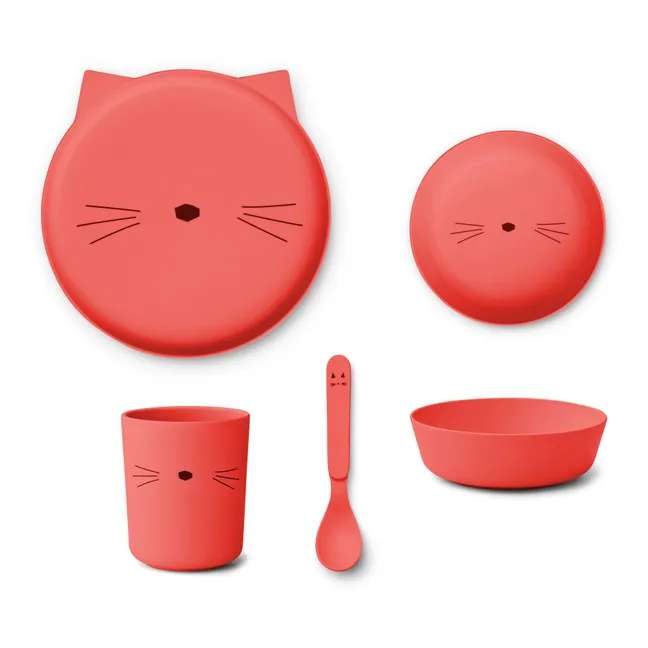 Brody PLA Dinnerware Set - set of 4 | Red