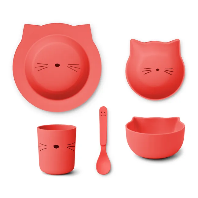 Joana PLA Dinnerware Set - set of 4 | Red
