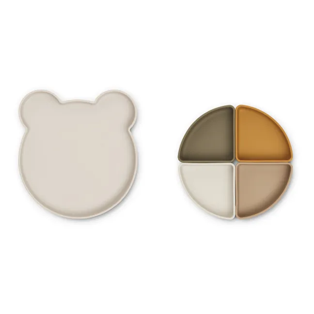 Piatto con scomparti, modello: Arne, in silicone