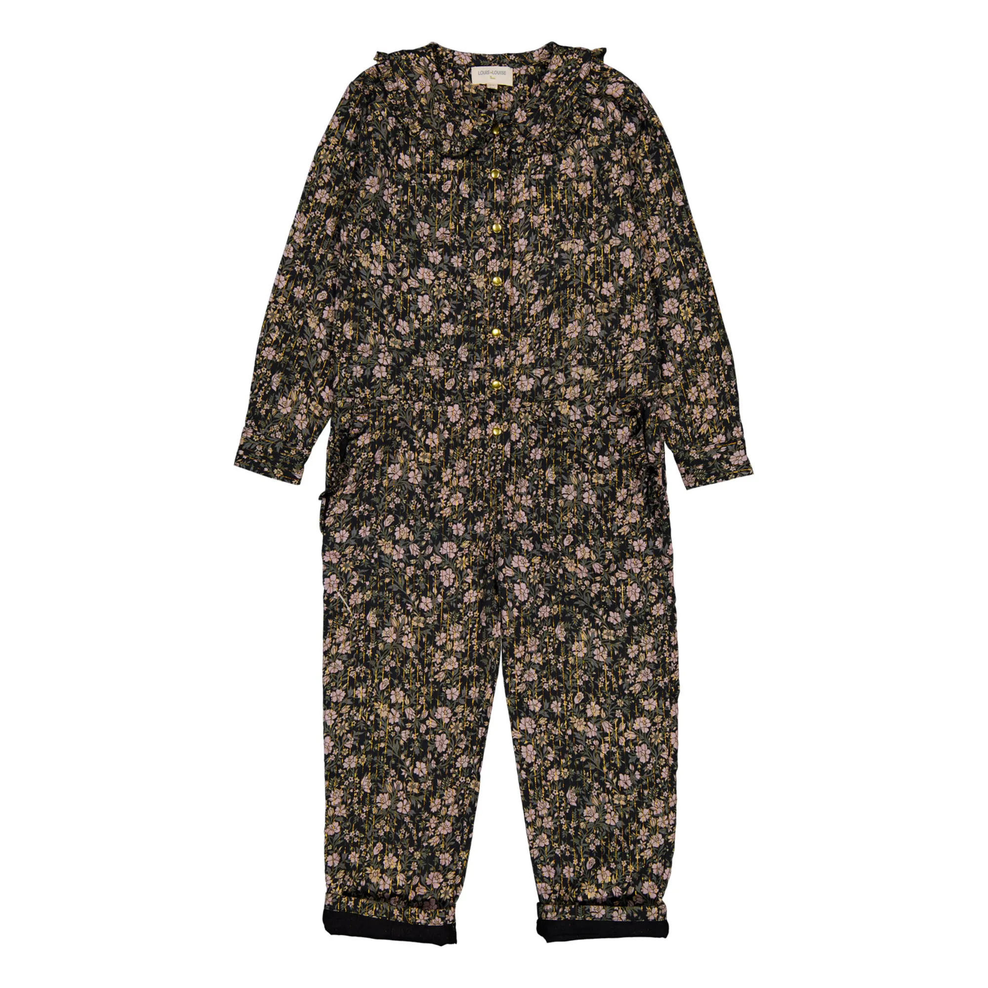 Louis Louise Black Perle Lurex Jumpsuit
