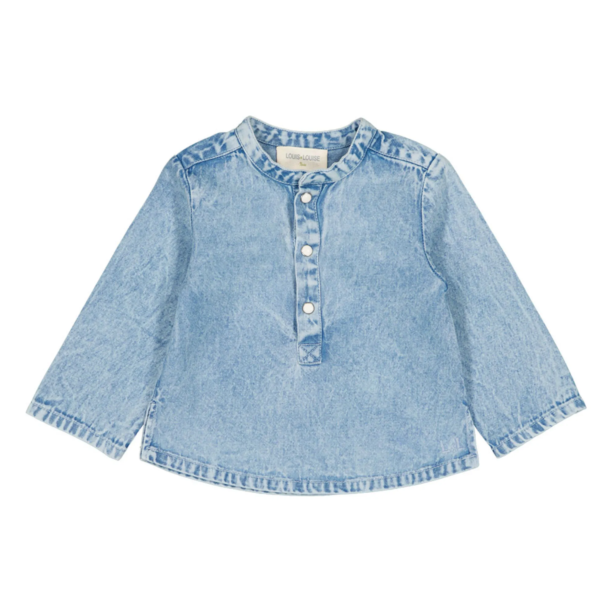 Louis Louise Denim Blue Chambray Grandad Kurta
