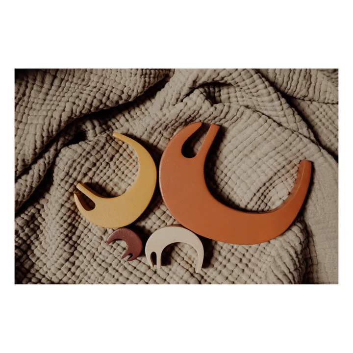 Stapelelefant aus Holz | Terracotta- Produktbild Nr. 4