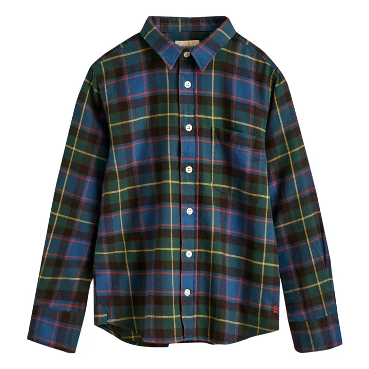 Gaspar Checked Shirt | Green- Product image n°0