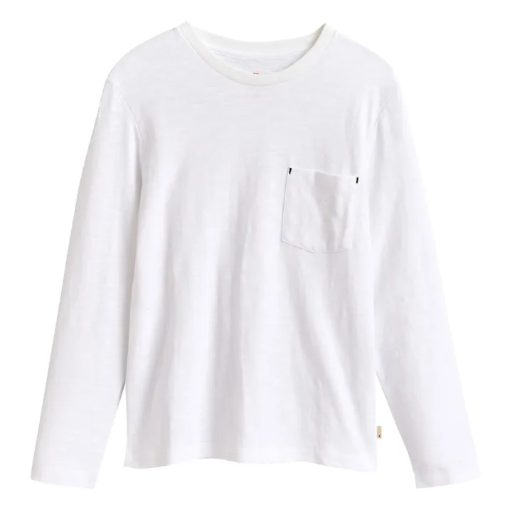 Camiseta con bolsillo Maldo | Blanco- Imagen del producto n°0