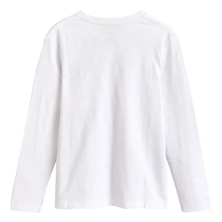 Camiseta con bolsillo Maldo | Blanco- Imagen del producto n°3