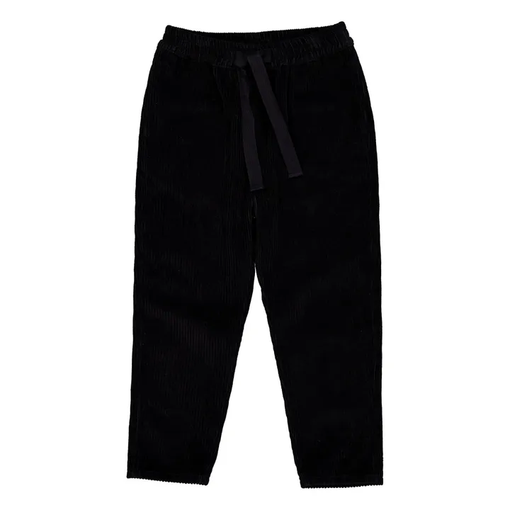 Valentin Corduroy Trousers | Black- Product image n°0