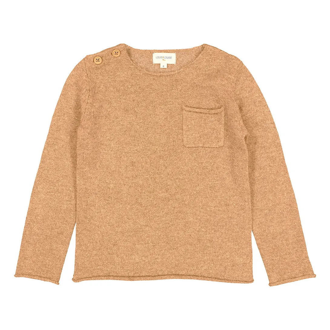 Louis Louise Beige Bob Baby Alpaca Jumper