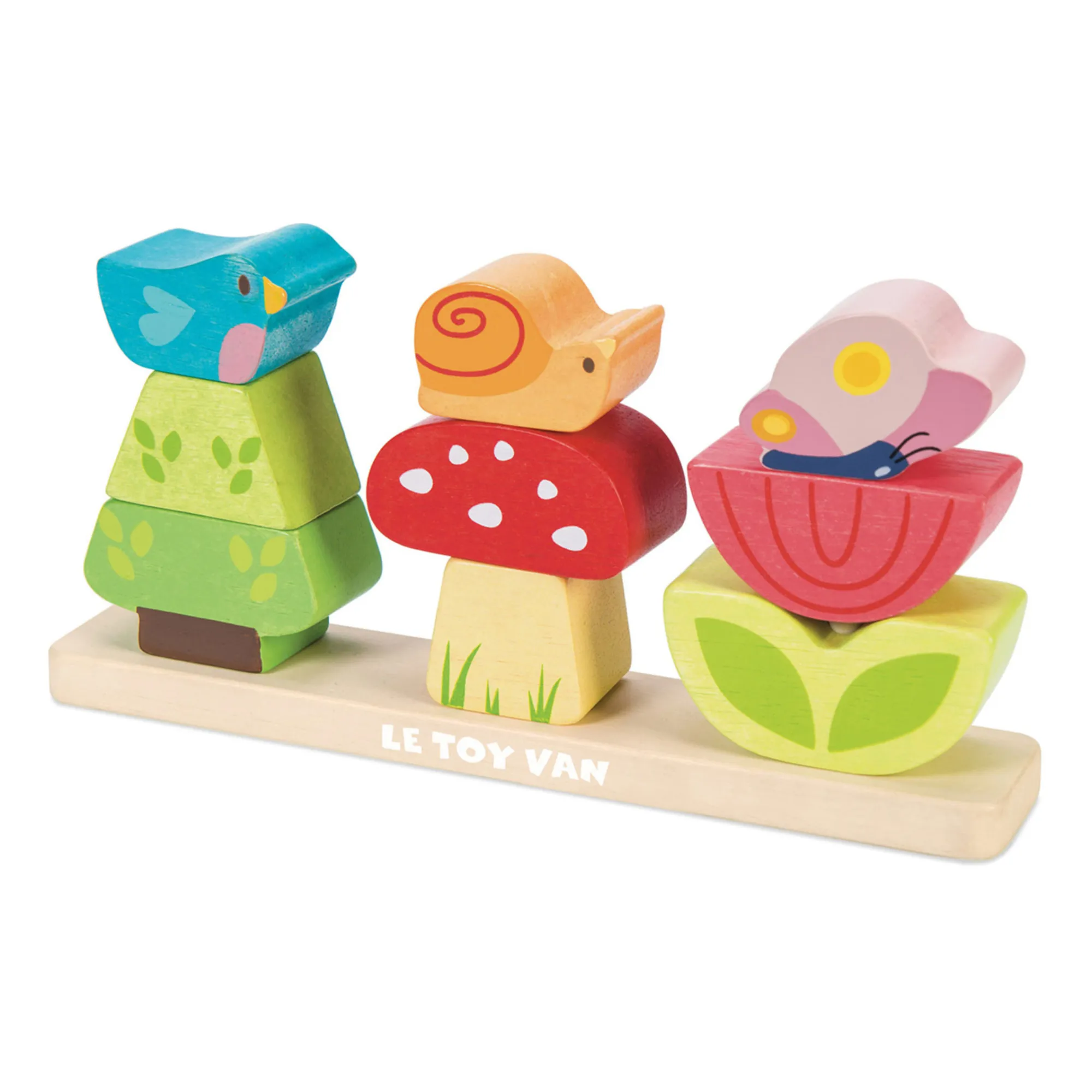 Le Toy Van Multicoloured My Little Garden Building Blocks