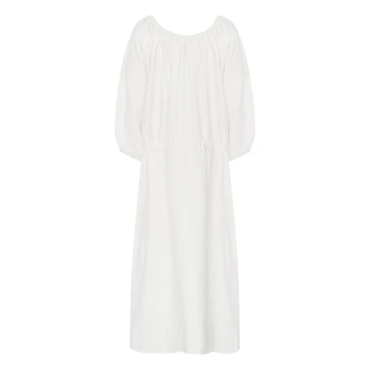 Sleep Linen Dress | White- Product image n°0