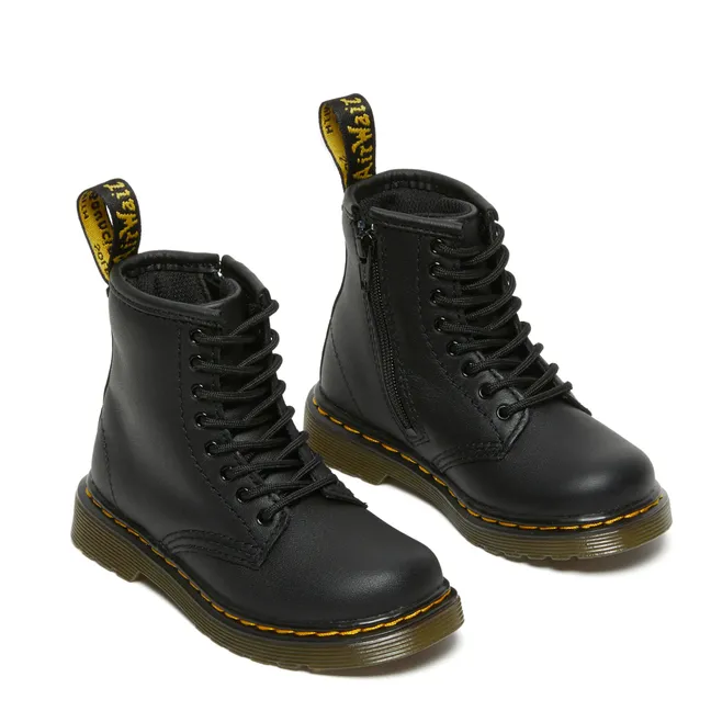 1460 Smooth Leather Lace-Up Boots | Black