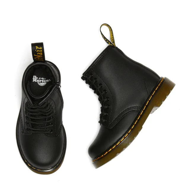 1460 Smooth Leather Lace-Up Boots | Black