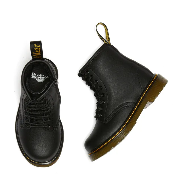 1460 Smooth Leather Lace-Up Boots | Black