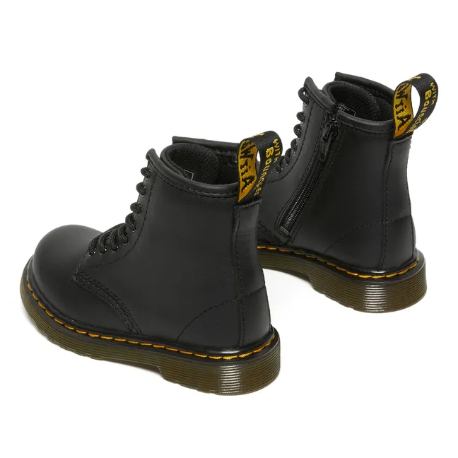 1460 Smooth Leather Lace-Up Boots | Black