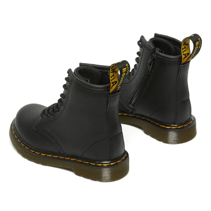 Boots à Lacets 1460 Cuir Lisse | Noir- Image produit n°4