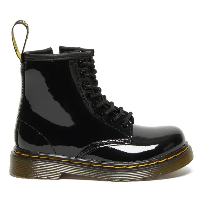 1460 Patent Leather Lace-Up Boots | Black