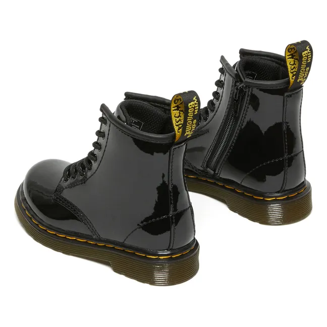 1460 Patent Leather Lace-Up Boots | Black