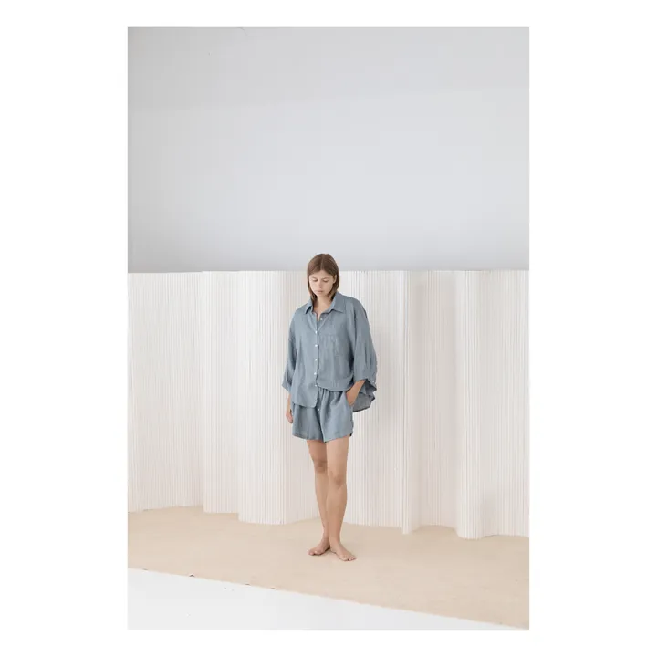 03 Linen Set | Grey blue- Product image n°1