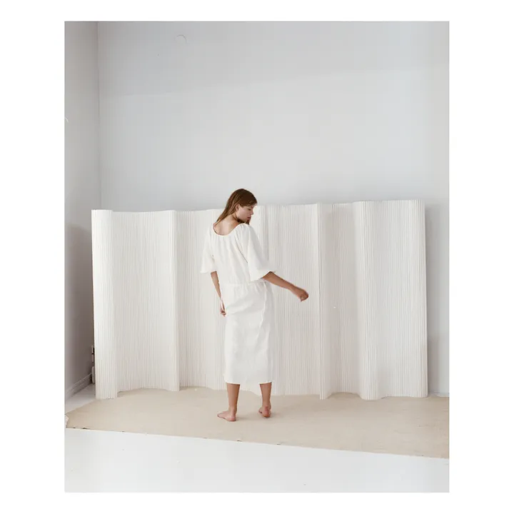Sleep Linen Dress | White- Product image n°6