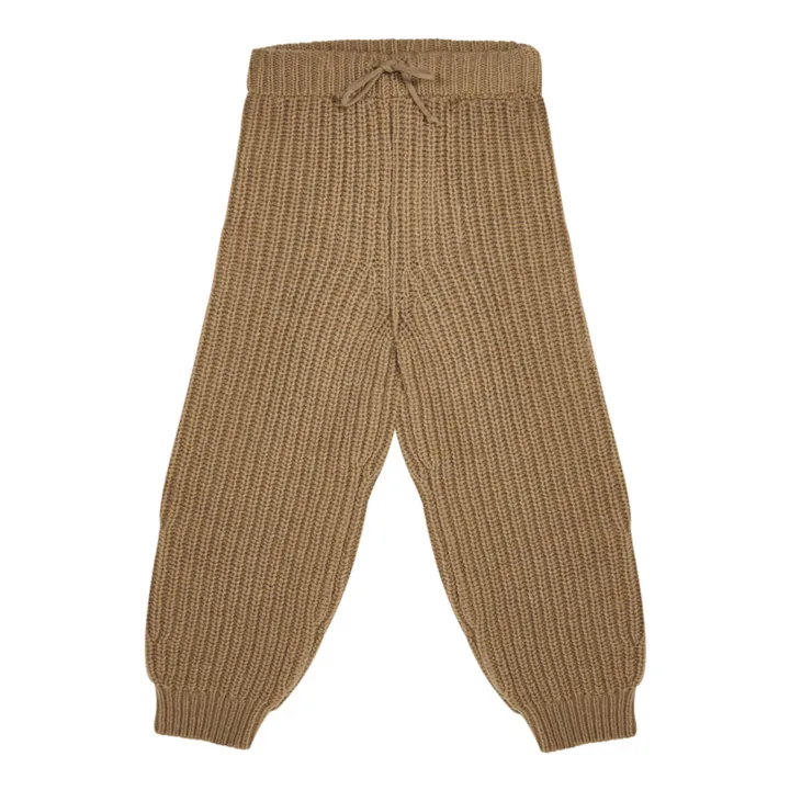 Recycled Wool Trousers | Camel- Product image n°0