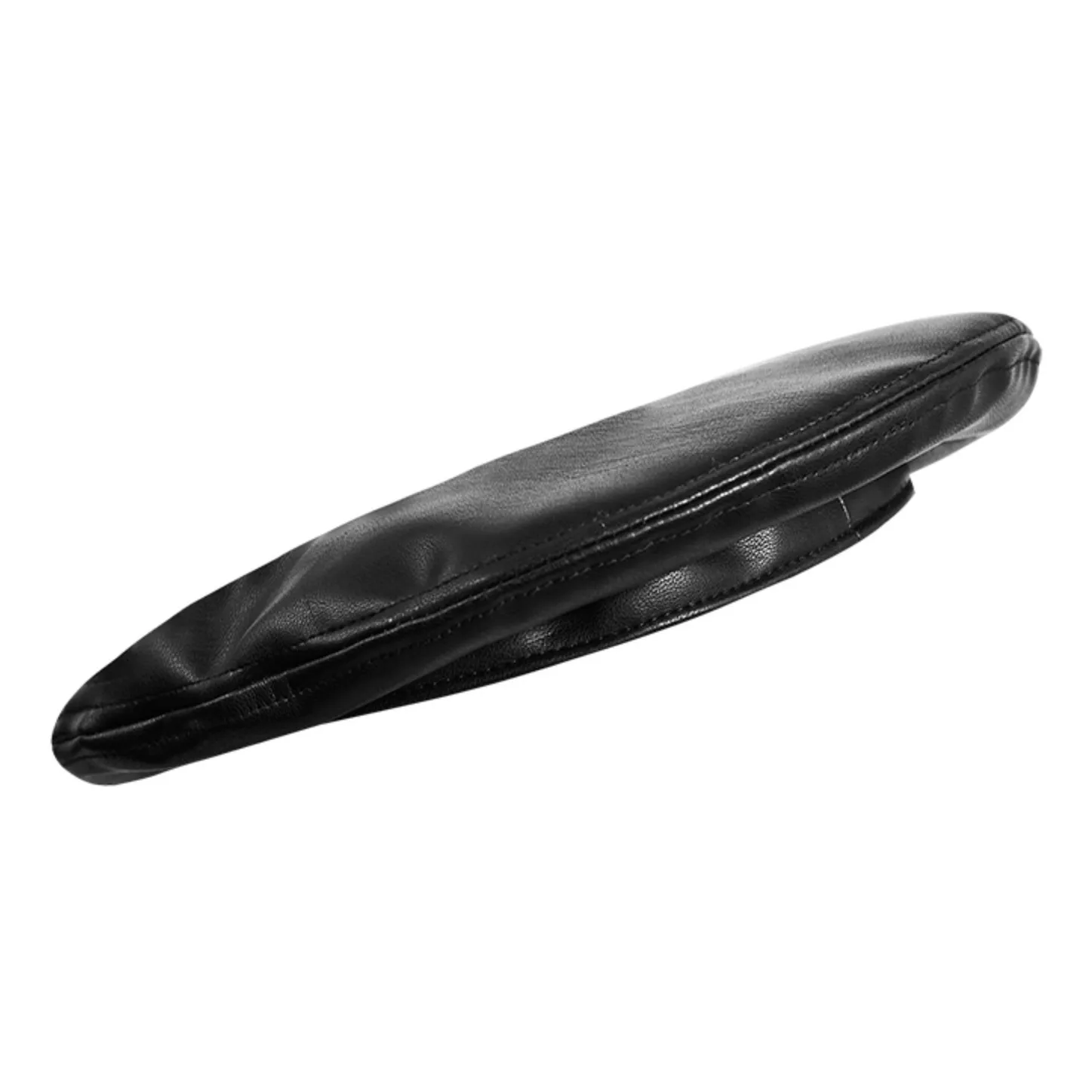 The New Society Black Recycled Leather Beret