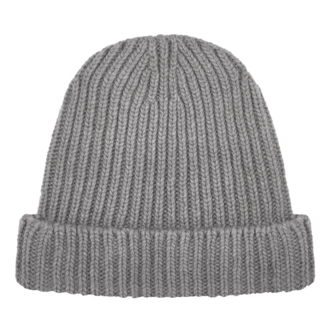 The New Society Grey Recycled Wool Beanie